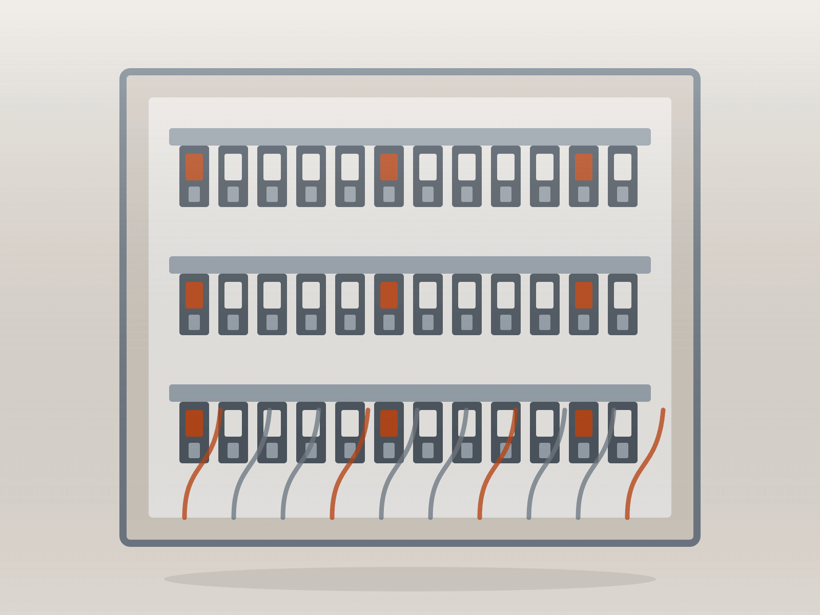 Switchboard upgrade and safety switches